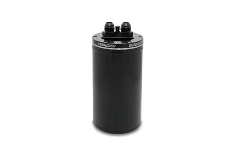 Vibrant Performance Universal Catch Can with Integrated Recessed Filter Top - Black