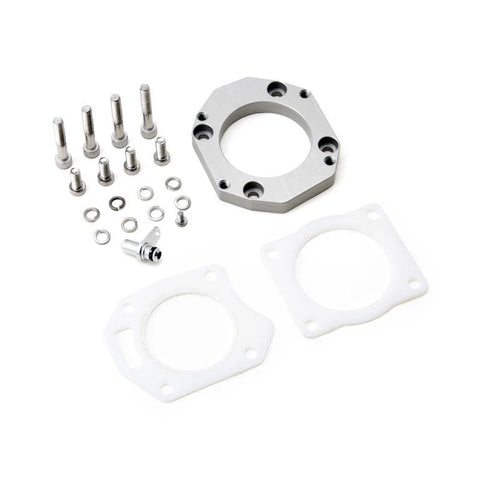 Acura ZDX throttle body with Hybrid racing ZDX to RBC adapter