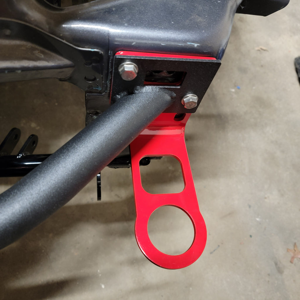 92-95 civic Front tow hook powder coated red