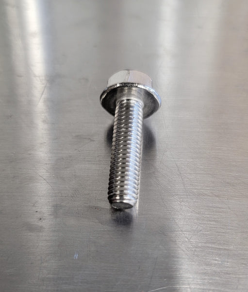 M8-1.25x30mm Flange Bolt - A2 Stainless Steel